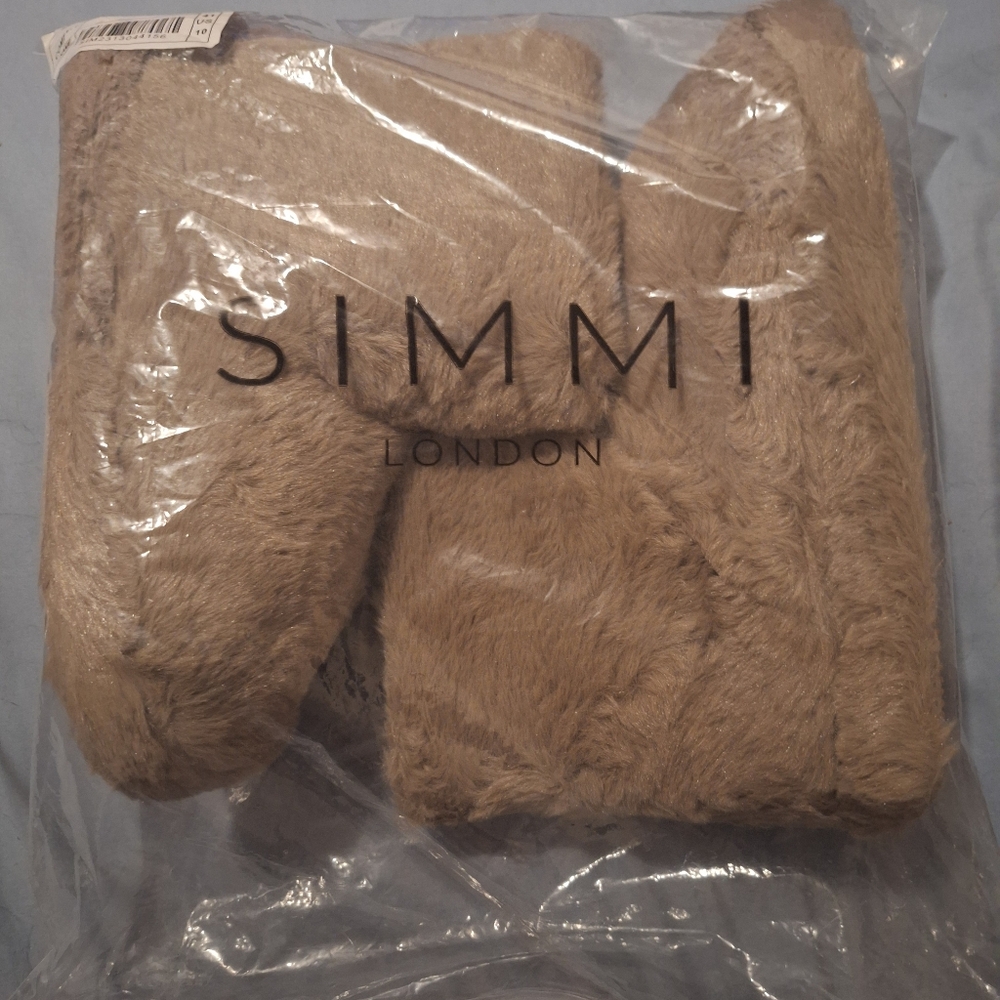 Simmi London Comfy Mocha Slipper Boots